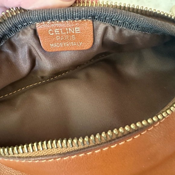 CELINE | Tan Leather Pouch - Picture 6 of 10